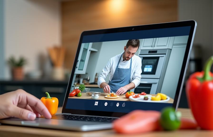 Virtueller Online Kochkurs Video